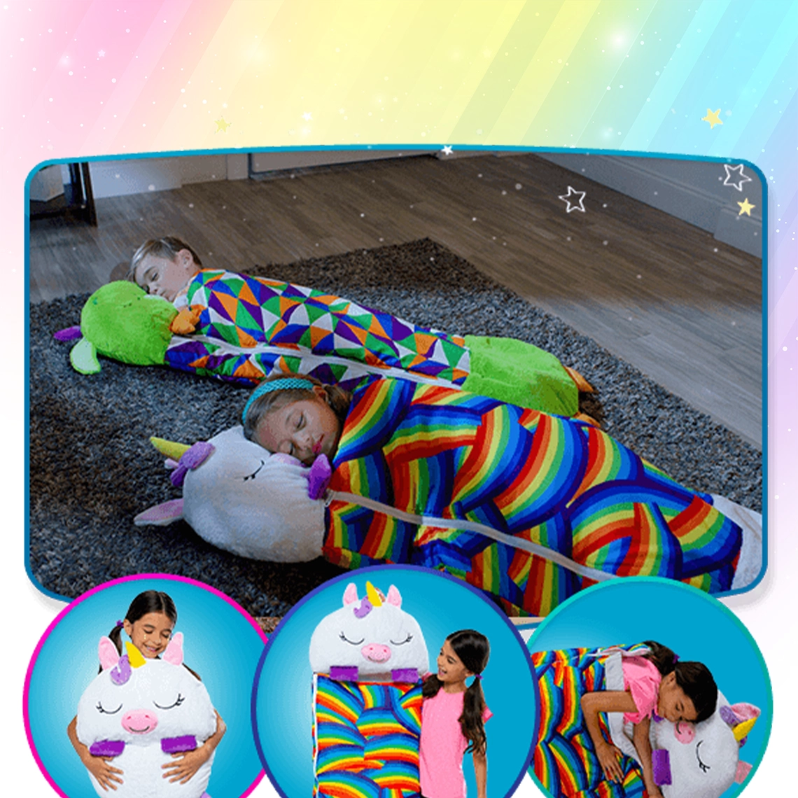 Happy Nappers Kinderschlafsack / Hai grau / Medium