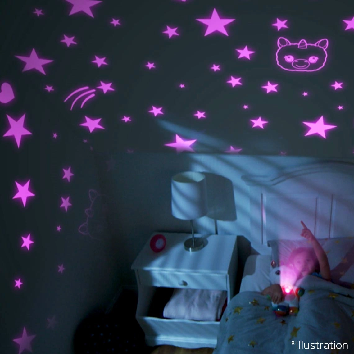 Star Belly Dream Lites Nachtlicht-Plüschtier Knuddeliger Welpe