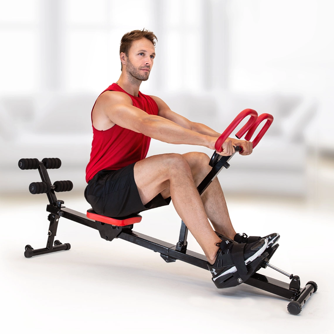 Kendox RowShaper Expert Fitness-Rudergerät inkl. Zubehör GRATIS