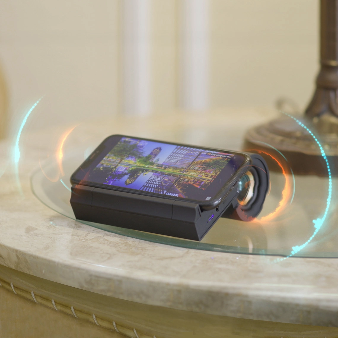 Volumax mobiler Akku-Smartphone-Lautsprecher mit Aufladefunktion