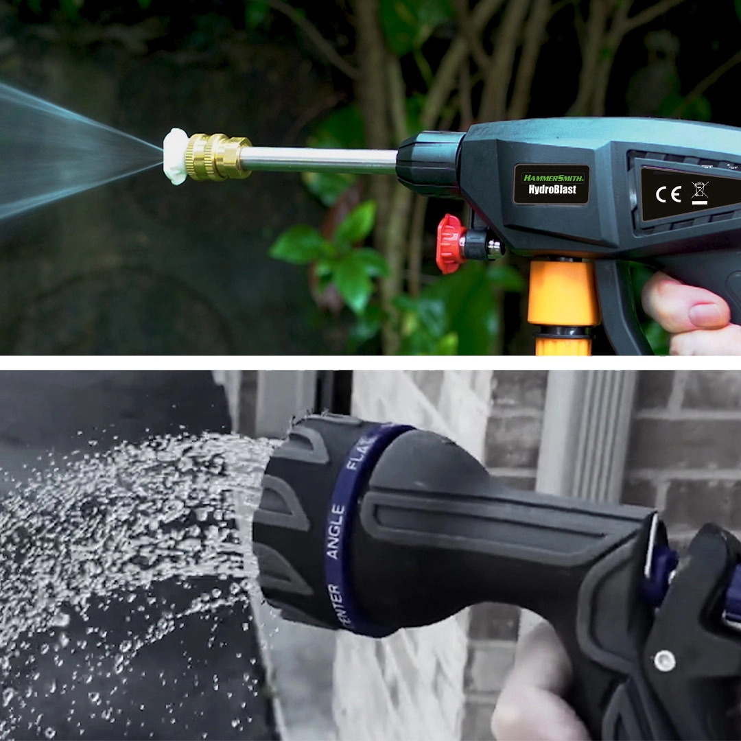 Hammersmith HydroBlast Akku Druckreiniger inkl. Zubehör GRATIS