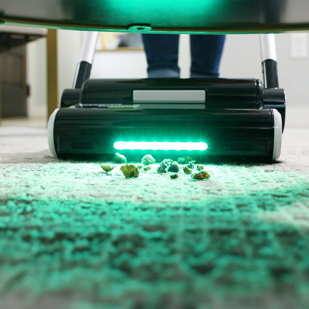 Twin Grip Sweeper Akkubesen mit Doppelstange