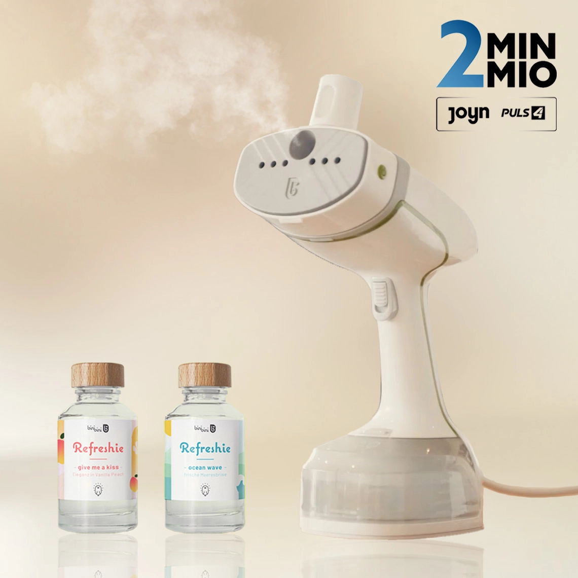 binibini Refreshie Steamer Set Dampfglätter & Textilerfrischer