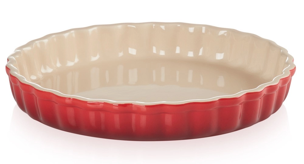 Le Creuset Tarte-Form Steinzeug Kirschrot 24cm