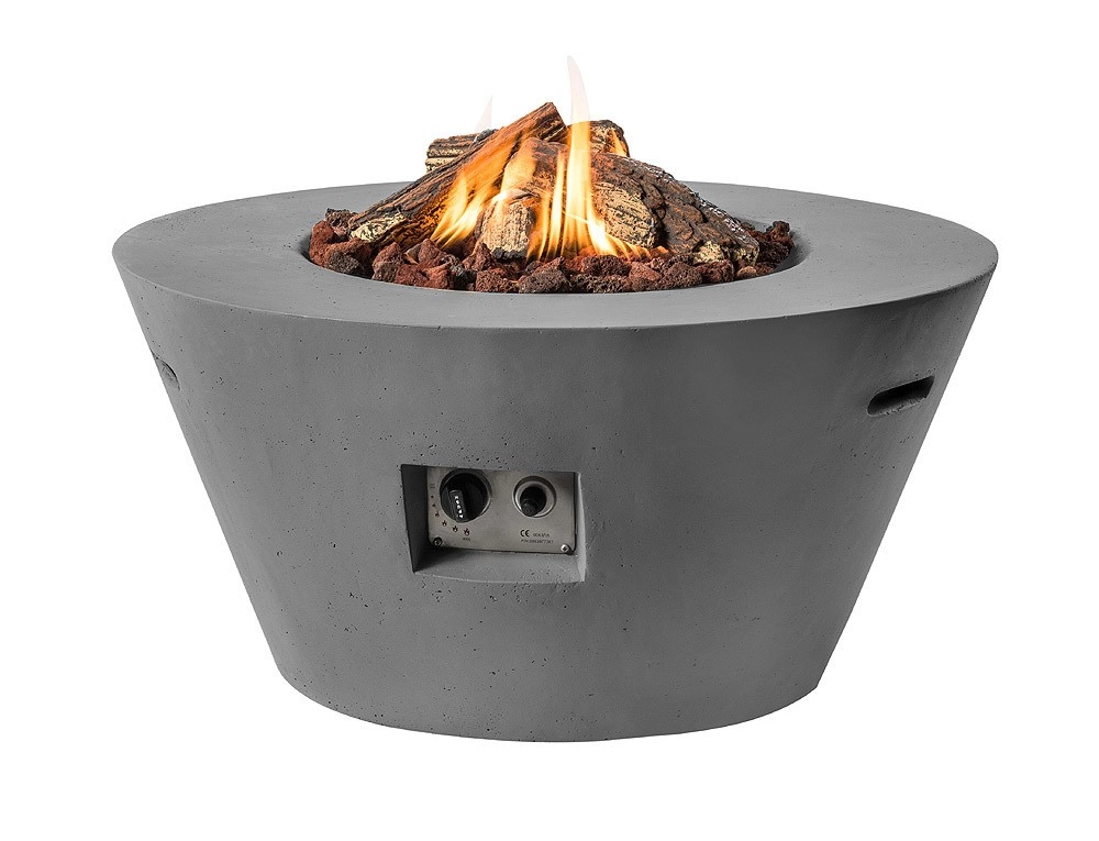 Happy Cocooning Feuertisch Cone grau 960 x 460 mm
