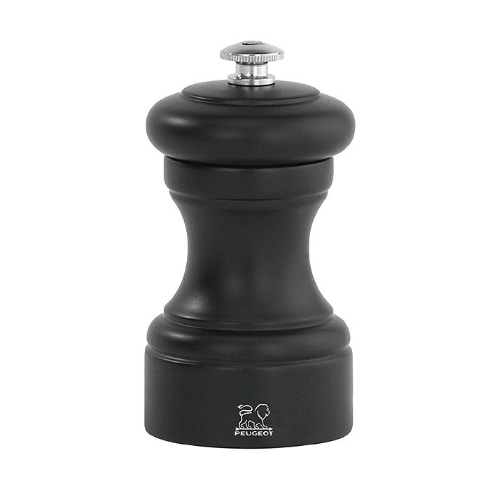 Peugeot Bistro Salzmühle Holz Schwarz Matt 10cm