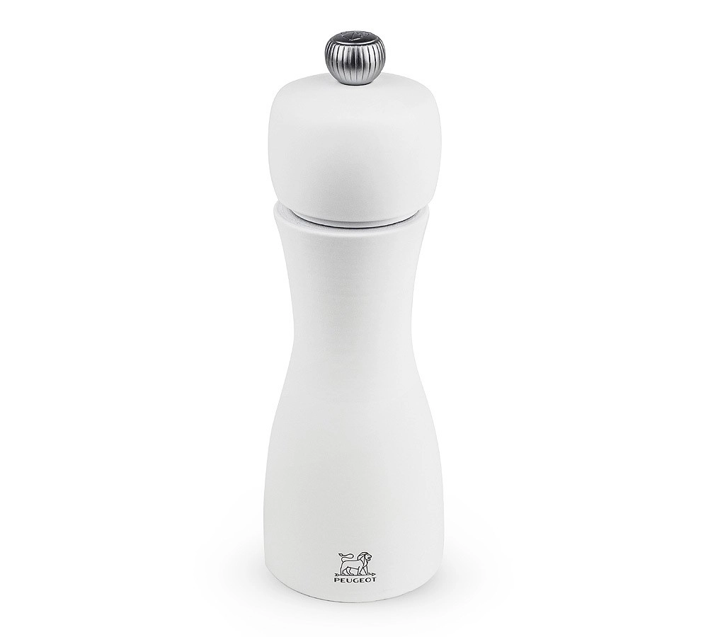Peugeot Tahiti Salzmühle Holz Weiss Matt 15cm