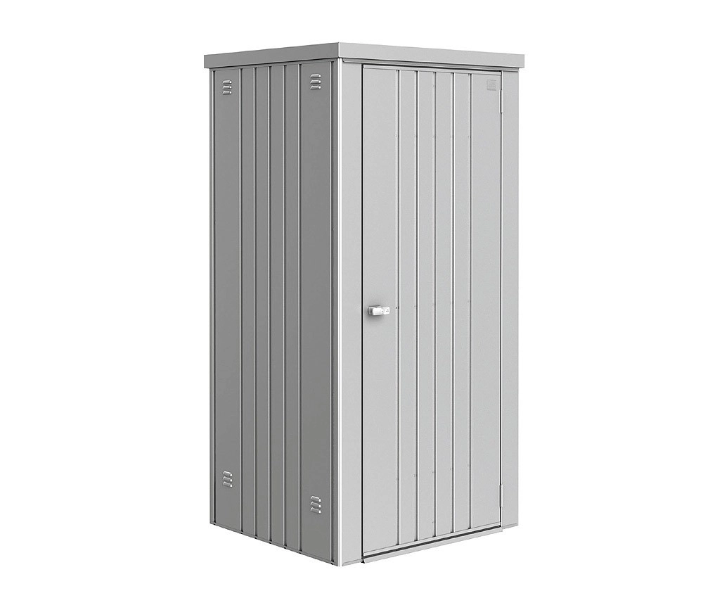 Biohort Geräteschrank 90 Aufbewahrungsschrank 93x83x182,5cm Silber-Metallic