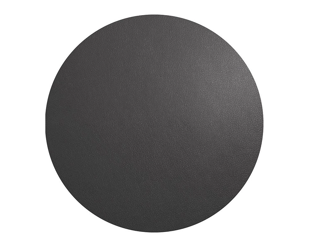 ASA Selection Tischset Rund Basalt Country Leder-Optik Platzset