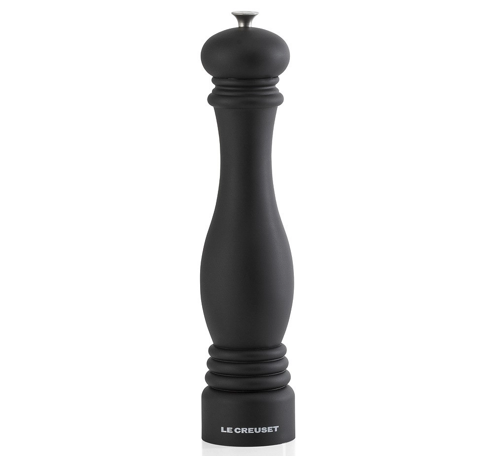 Le Creuset Große Pfeffermühle Schwarz matt 30cm