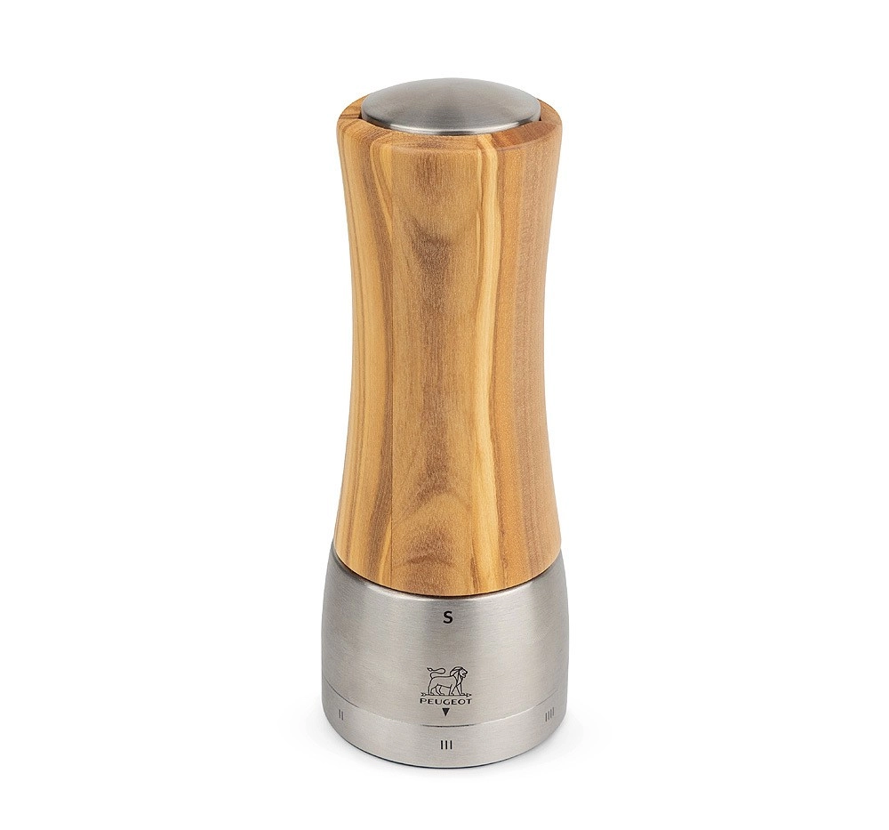 Peugeot Madras Salzmühle Edelstahl Olivenholz U-Select 16cm