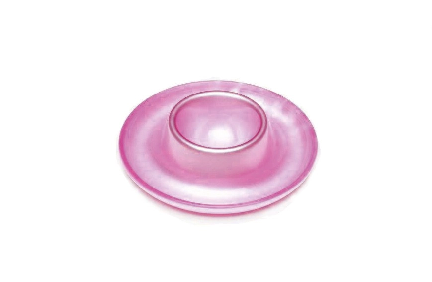 G.F. Heim Söhne Eierbecher Acrylglas Perlmutt Optik Flieder