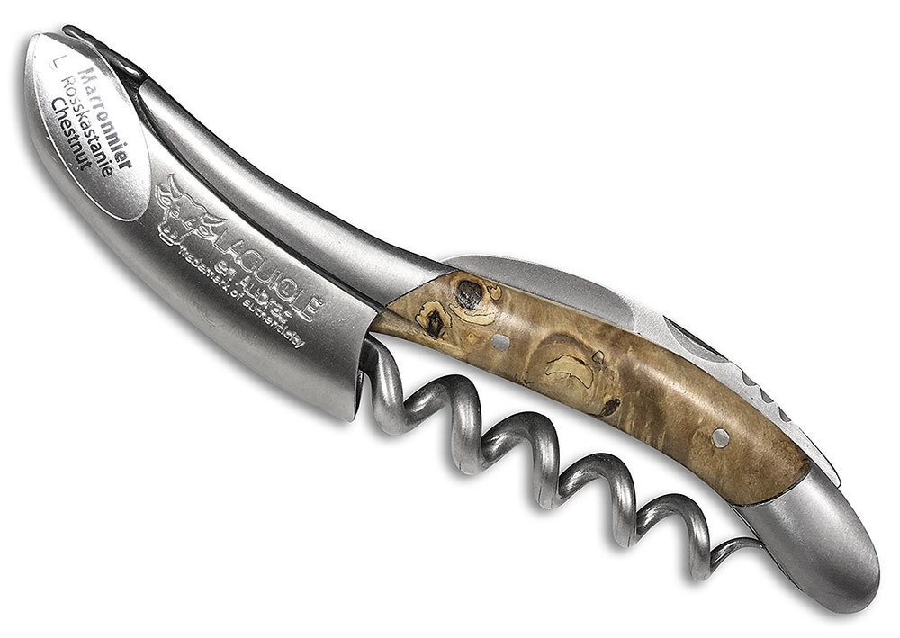 Laguiole en Aubrac Sommeliermesser Kellnermesser Rosskastanie (Marronnier)