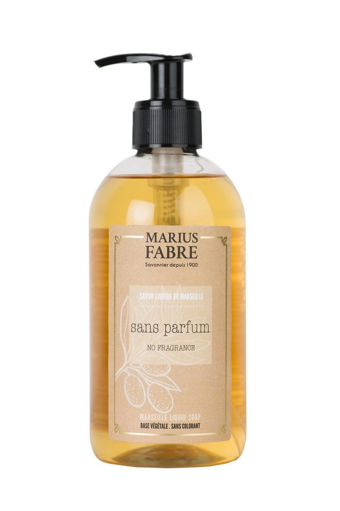 Marius Fabre Flüssigseife Parfümfrei (Sans Parfum) mit Bio-Olivenöl - 400ml