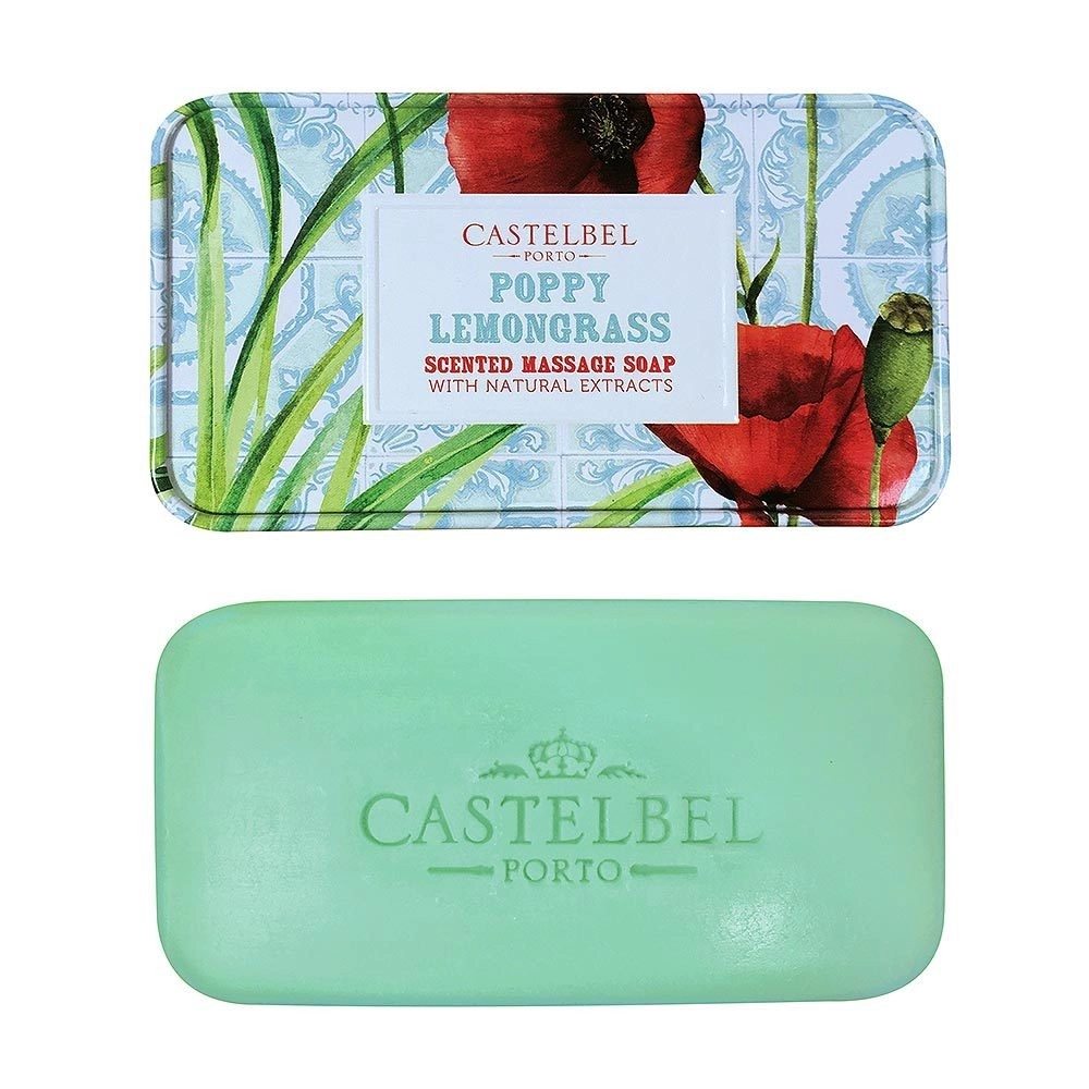 Castelbel Seife Smoothie Poppy Lemongrass (Mohn & Zitronengras) Olivenöl-Seife - 180g