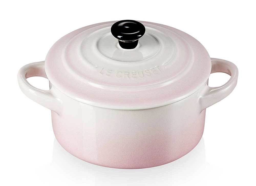 Le Creuset Mini Cocotte Steinzeug Shell Pink 10X5cm