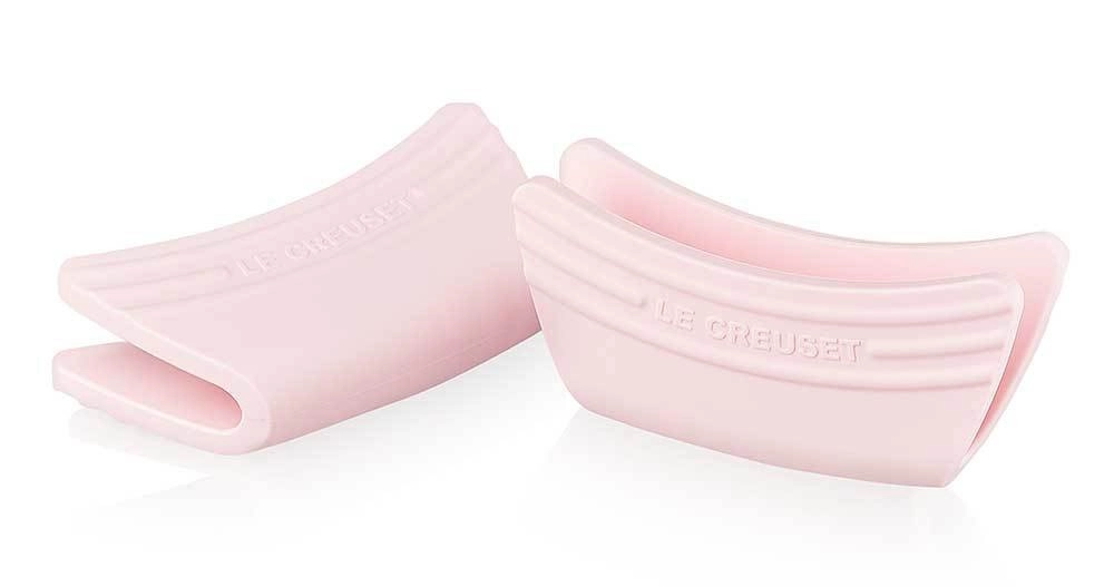 Le Creuset Silikon Griffschutz 2er-Set Shell Pink