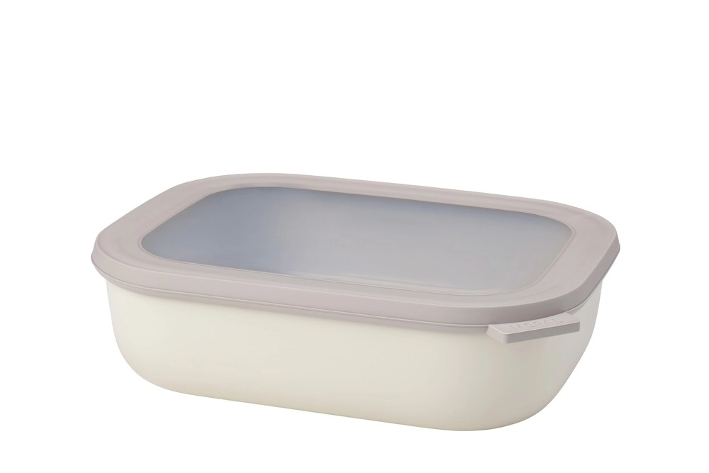 Mepal Multischüssel Cirqula Rechteckig Nordic White 2000 ml