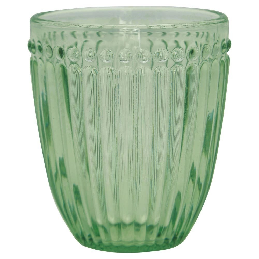 Greengate Wasserglas Alice Pale Green Glas