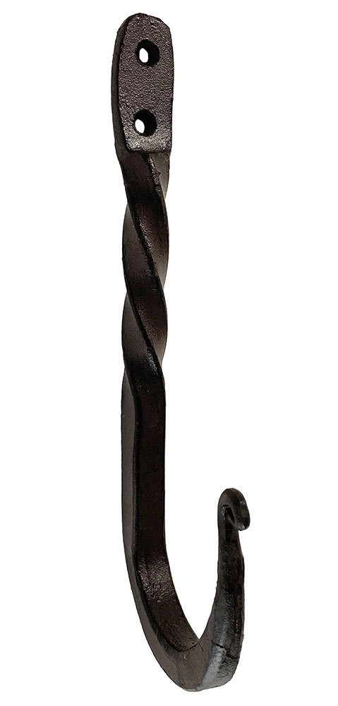 Garderobenhaken Schmiedeeisen Braun Vintage Kleiderhaken Wandhaken 20 cm