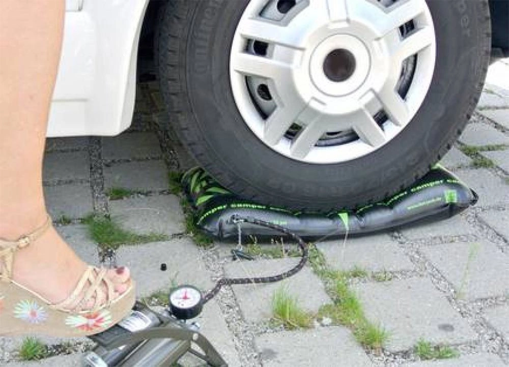 flat-jack camper Reifen-Luftkissen - Ausgleich bis 6 cm - Reifen bis 255mm