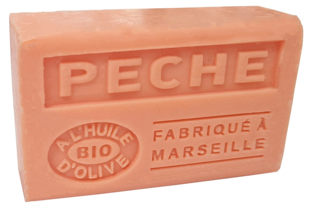 Provence Seife Peche (Pfirsich) Duftseife mit Olivenöl 125g
