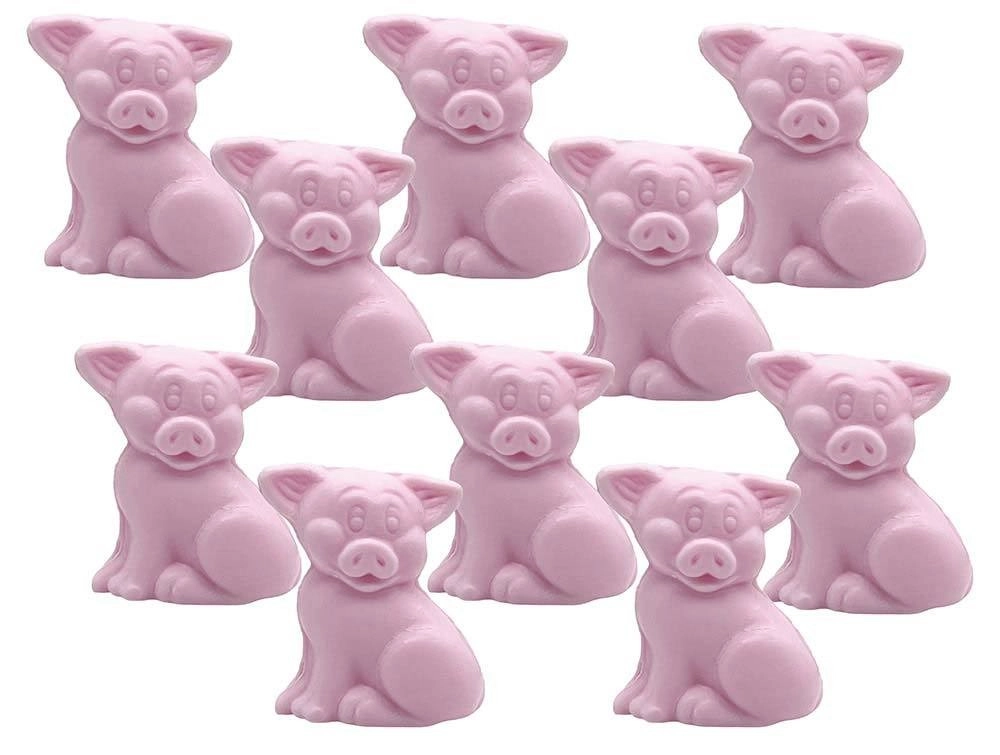 10 x Seife Schwein Rosa Rose Kinderseife Tierseife Motivseife 10x37g