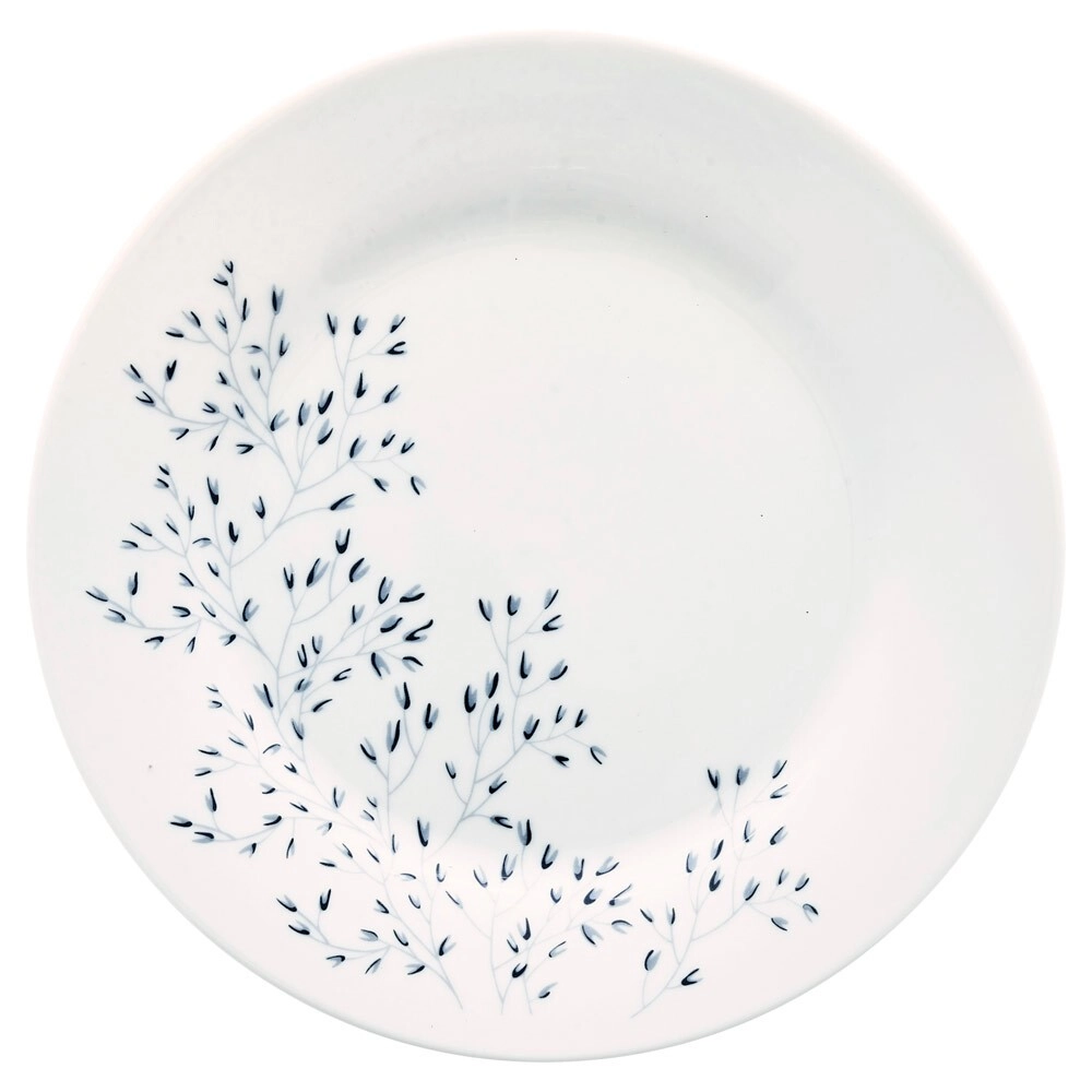 Greengate Teller Ofelia White Steingut Weiß Blumen 20cm