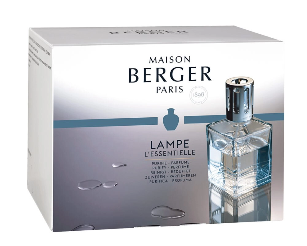Maison Berger Starterset Lampe Essentielle quadratisch transparent Geschenkset