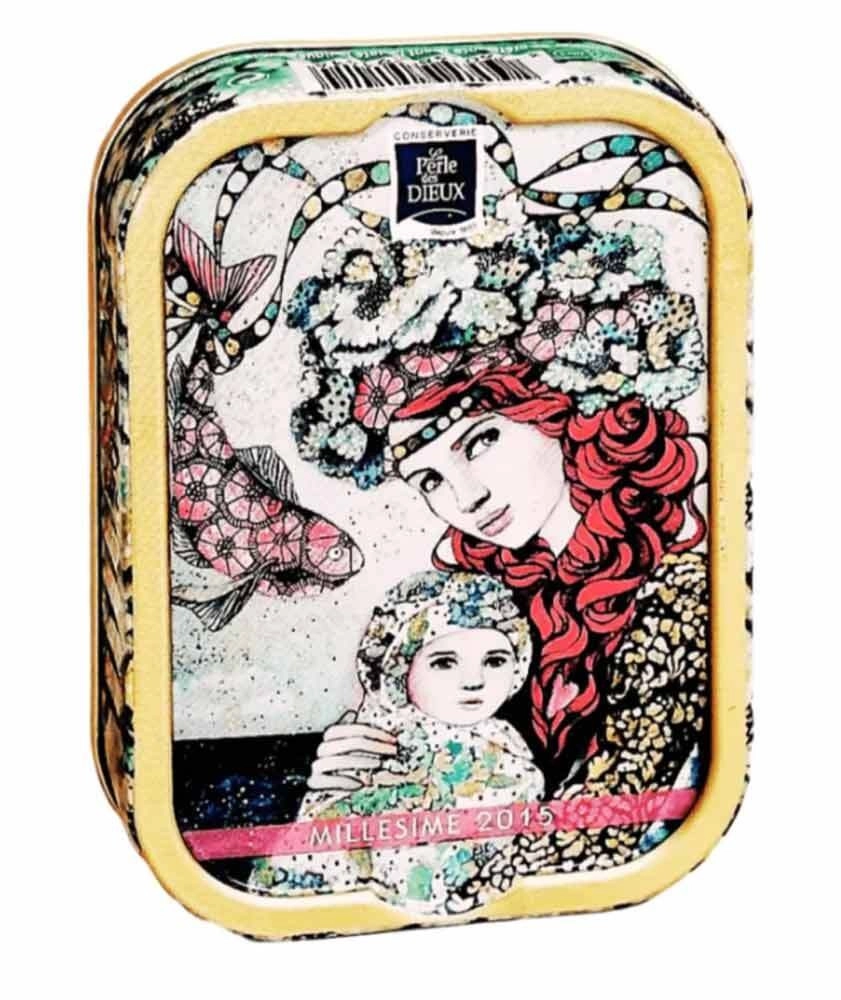 La Perle des Dieux Jahrgangssardinen 2015 Mademoiselle Perle - Dose 115 g