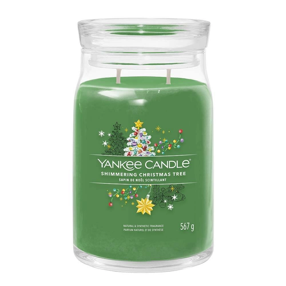 Yankee Candle Duftkerze Signature Shimmering Christmas Tree 567 g