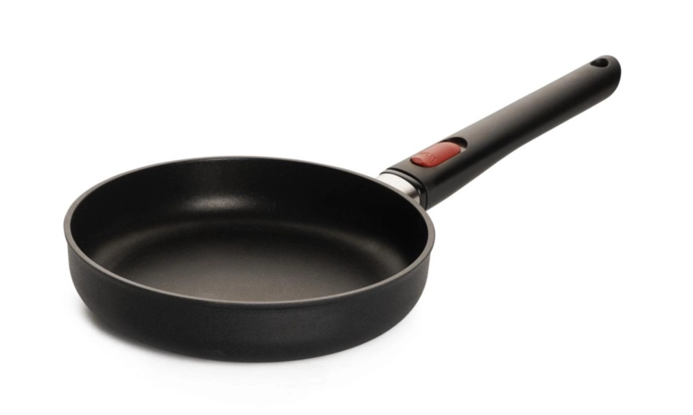 Woll Bratpfanne Flach Eco Lite QXR Induktion Aluguss PFAS frei abnehmbarer Stiel 20 cm