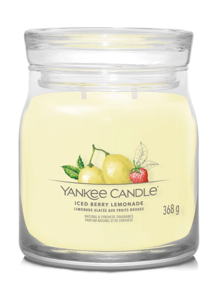 Yankee Candle Duftkerze Signature Iced Berry Lemon 368 g