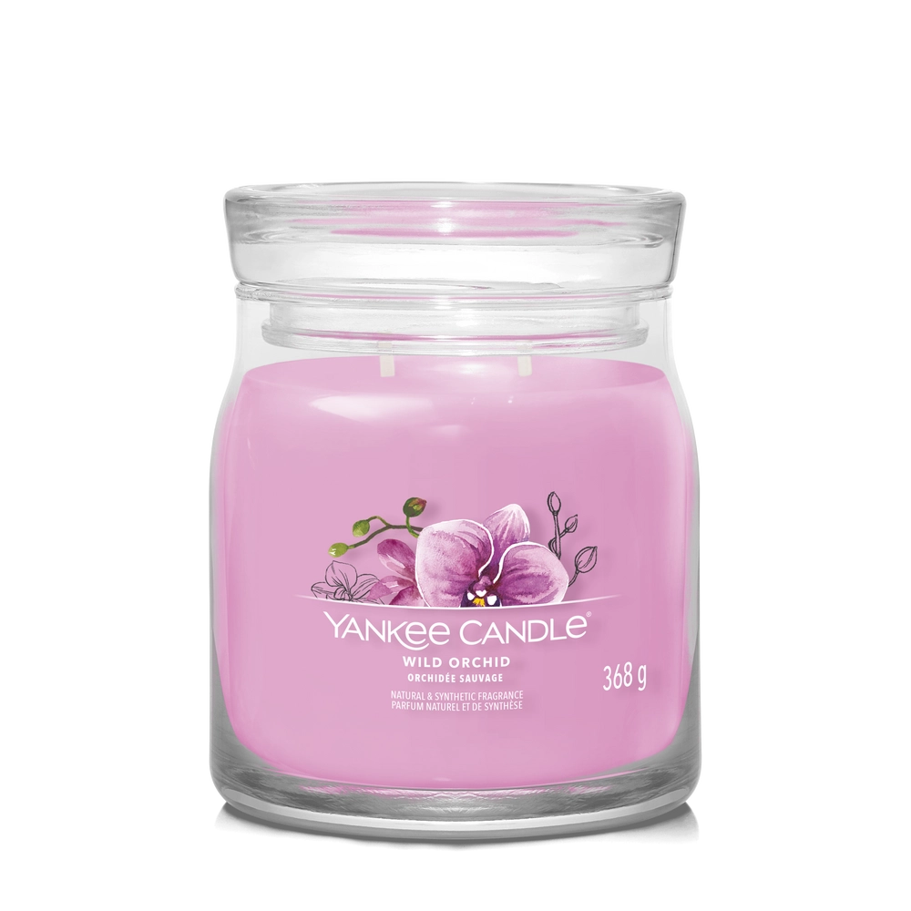 Yankee Candle Duftkerze Signature Wild Orchid 368g
