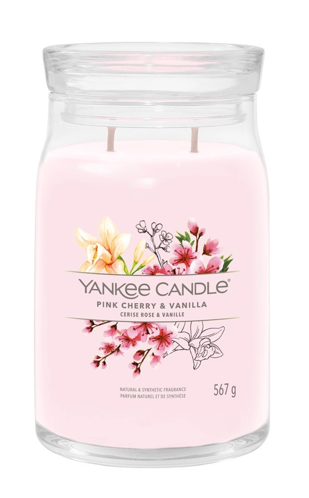 Yankee Candle Duftkerze Signature Pink Cherry & Vanilla 567 g