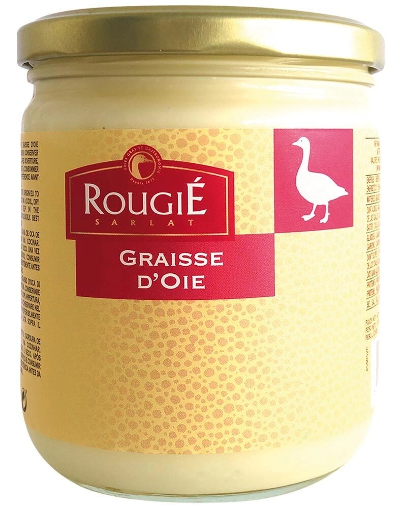 Rougié Gänsefett Gänsechmalz Graisse d’Oie im Glas 320 g
