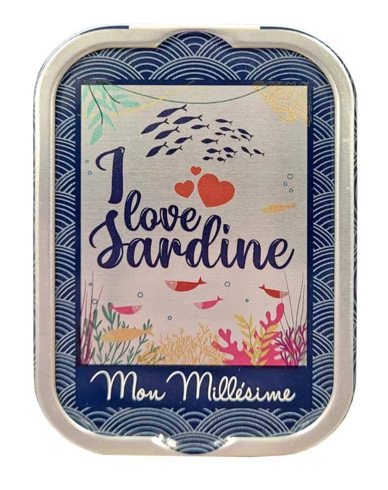 La Perle des Dieux "I love Sardine" Sardinen in Olivenöl Vierge Extra-Dose 115 g