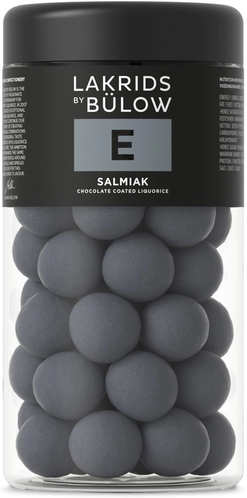 Lakrids by Bülow - E - Salmiak - Schokoladen-Lakritz 295 g
