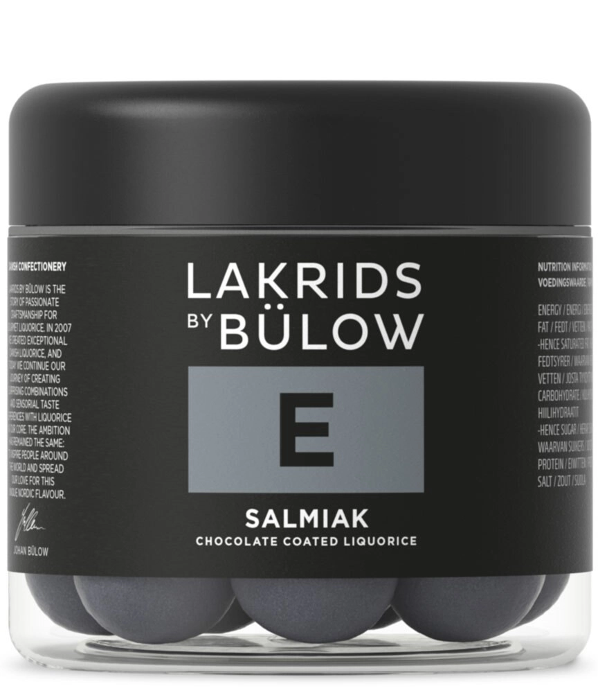 Lakrids by Bülow - E - Salmiak - Schokoladen-Lakritz 125 g