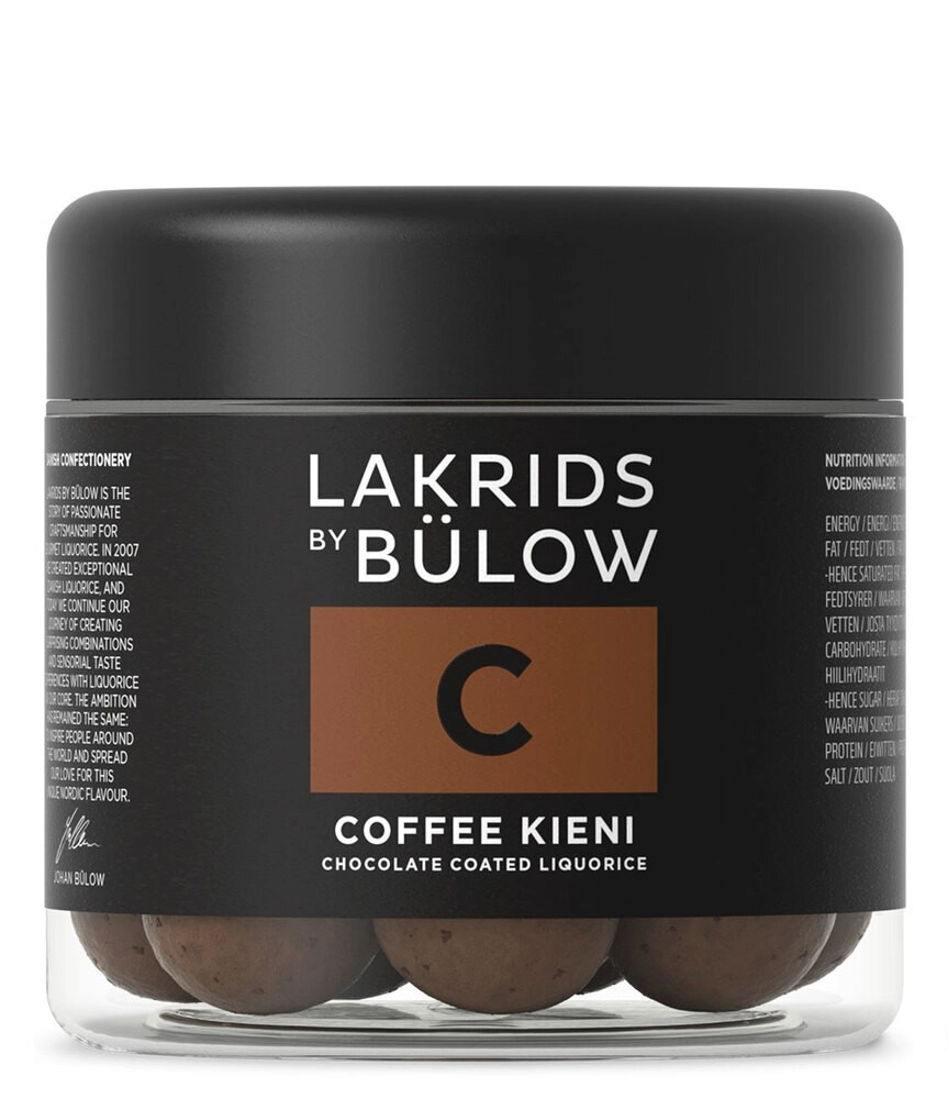 Lakrids by Bülow - C - Coffee Kieni - Schokoladen-Lakritz 125 g