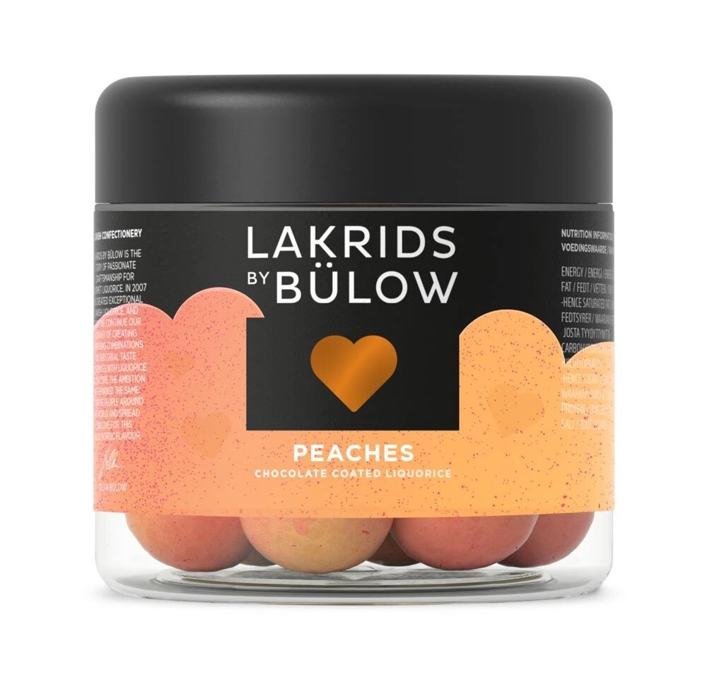 Lakrids by Bülow - Peaches - Love - Schokoladen-Lakritz 125 g