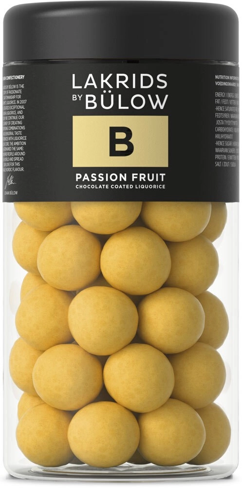 Lakrids by Bülow - B - Passion Fruit - Schokoladen-Lakritz 295 g