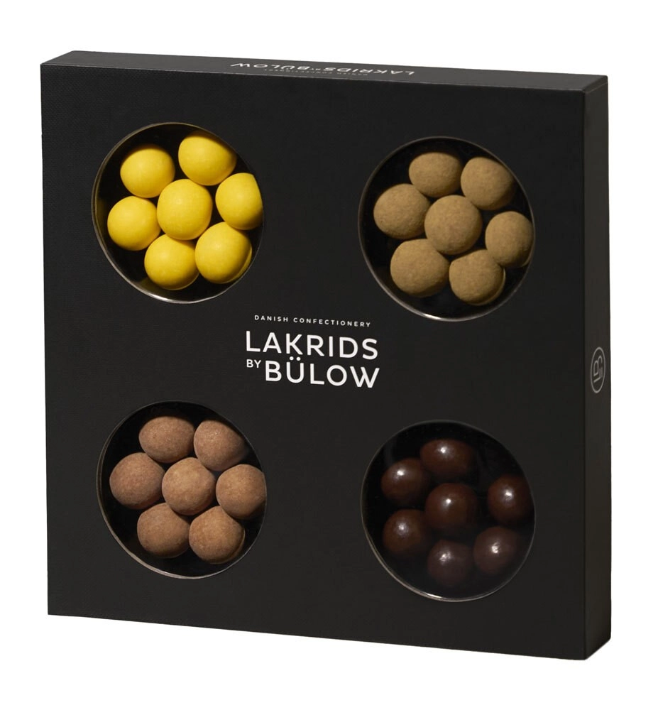 Lakrids by Bülow Small Selection Box Geschenkset 4 Sortenn Lakritz 175 g