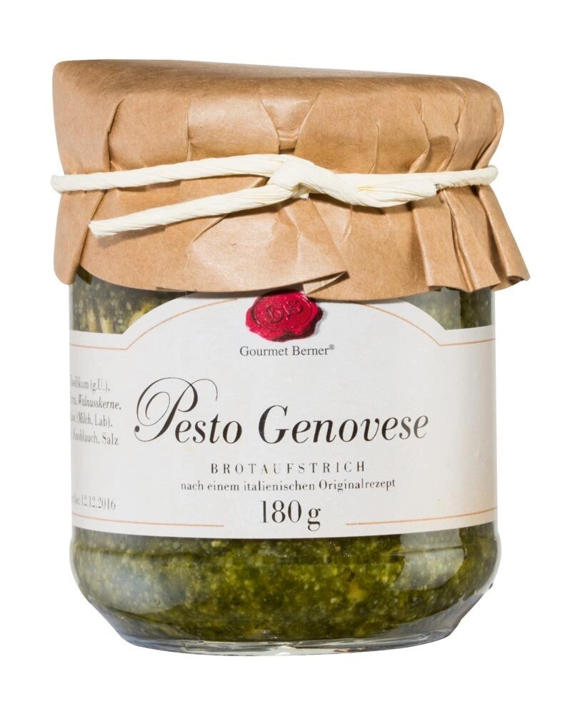 Gourmet Berner Pesto Genoverse Brotaufstrich im Glas 180 g