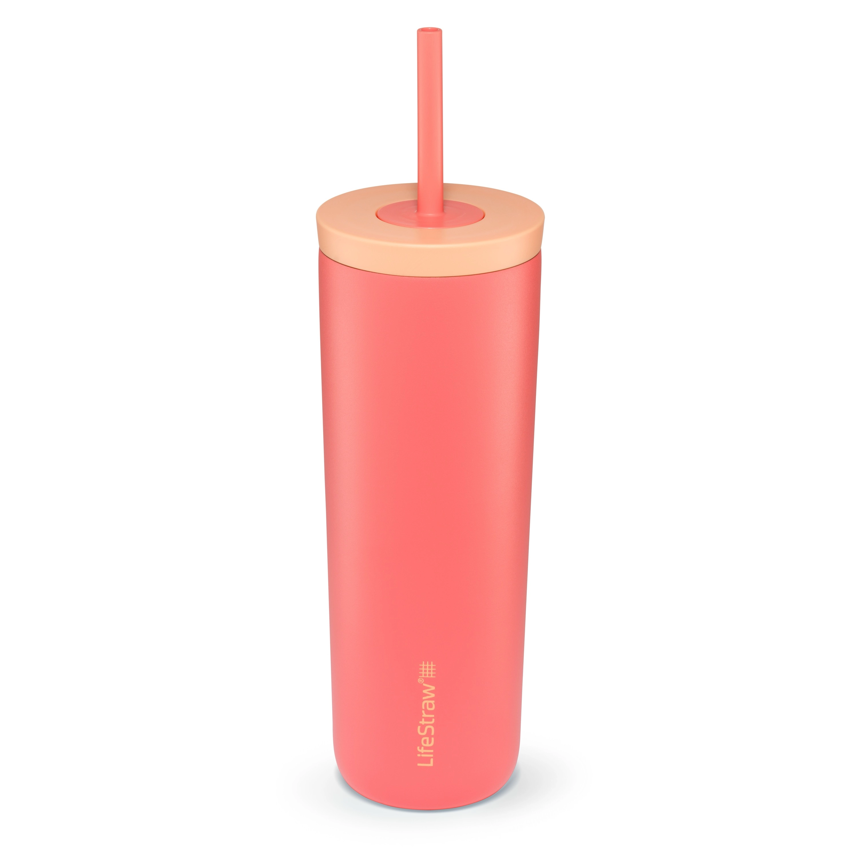 LifeStraw Go Steel Tumbler 500ml (apricot pink)
