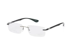 Ray-Ban RX 8724 1000, inkl. Gläser, Rechteckige Brille, Herren