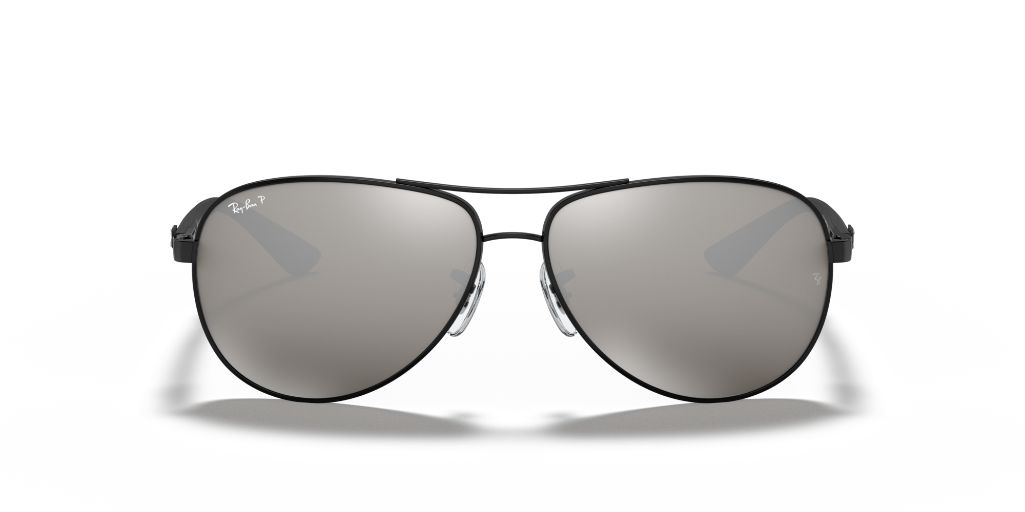 Ray-Ban Carbon Fibre RB 8313 002/K7, Aviator Sonnenbrille, Herren, polarisiert