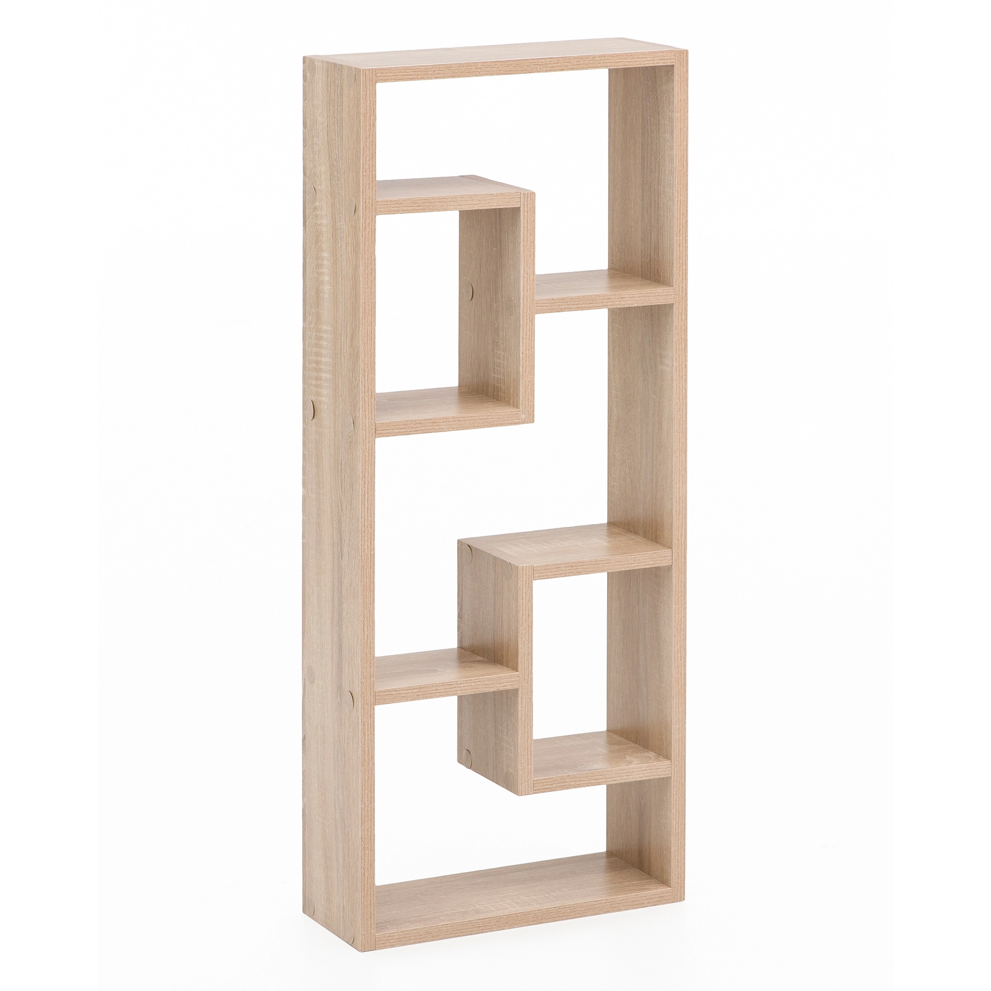 FineBuy Wandregal 36 x 90 x 13,5 cm Holz Design Hängeregal modern, Wandboard freischwebend, Holzregal Regal für die Wand, Bücherregal schmal, Dekoregal Schweberegal hoch