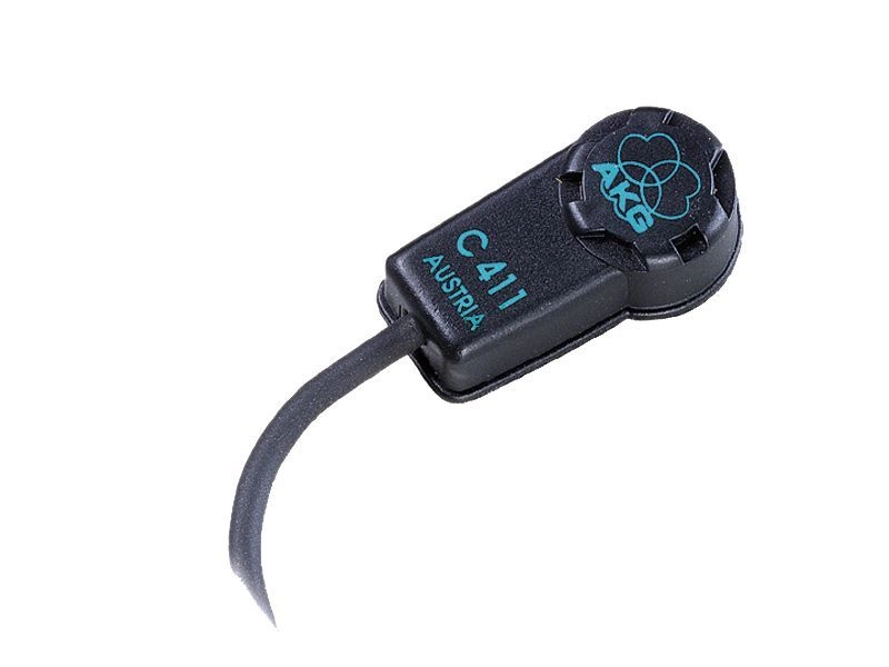AKG C 411 L Instrumenten-Mikrofon, Körperschall-Kondensatormikrofon für Funk
