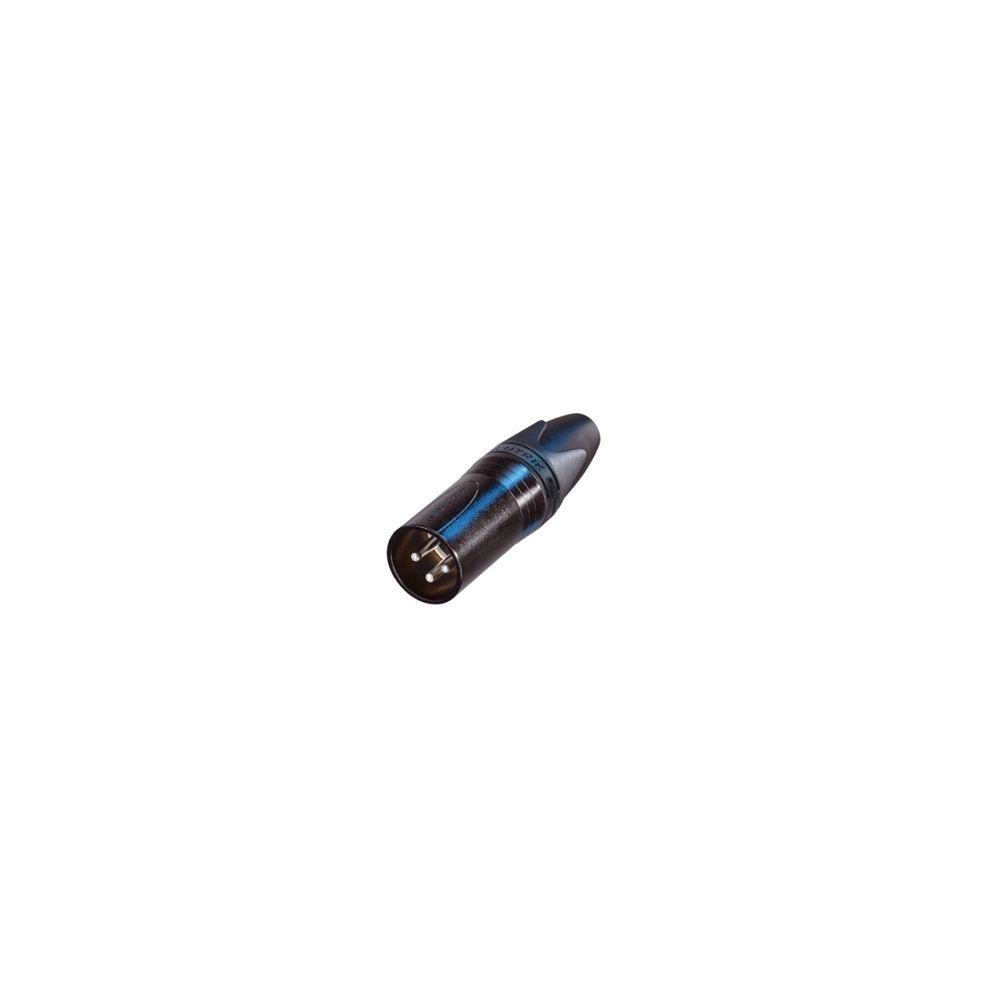 XLR Neutrik NC3MXX-BAG, XLR Stecker, male schwarz
